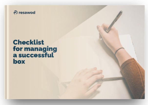 Checklist for managing a successful box