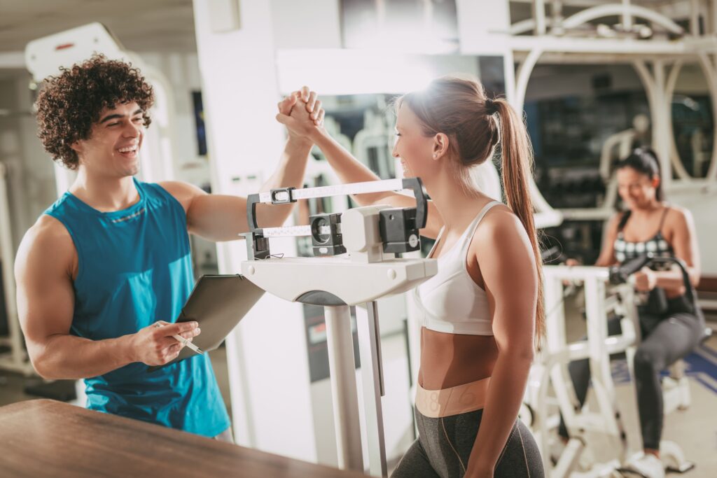 satisfied customers gym